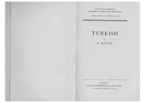 Turkish Reader