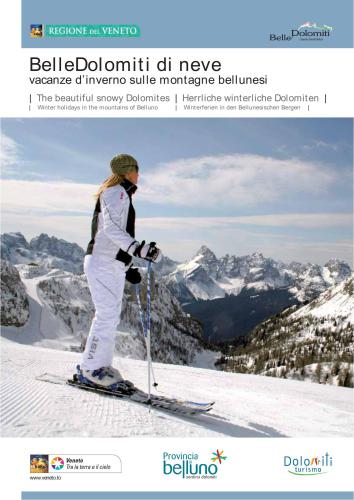 Turist info. Winter holidays in the mountains of Belluno