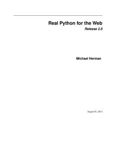 Real Python for the Web