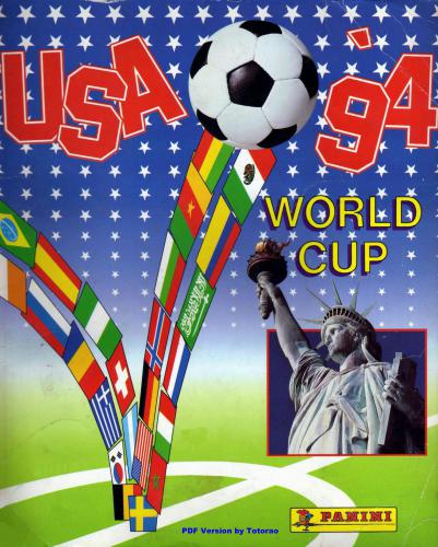 Panini Stickers Album: World Cup 1994 USA