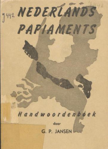 Nederlands Papiaments handwoordenboek