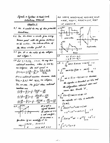 Chen Chi-Tsong, Signals and Systems: A Fresh Look