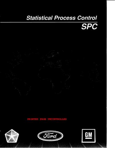 Statistical Process Control, Reference Manual