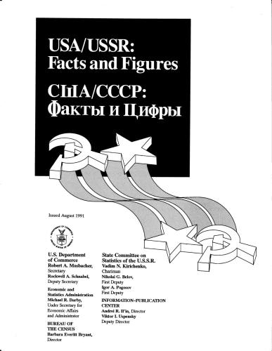 USA-USSR Facts and Figures 1991