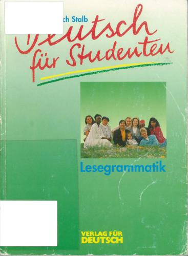 Deutsch für Studenten. Lesegrammatik