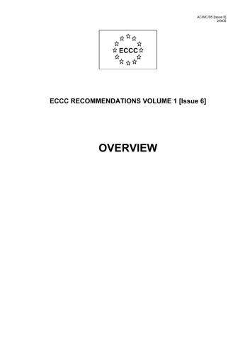 ECCC recommendations vol. 1. Creep data validation and assessment procedures: Overview - 2005 - 20 p