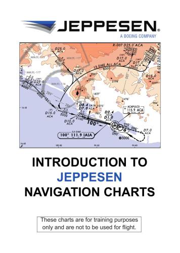 Introduction to Jeppesen navigation charts