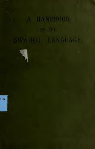 A handbook of the Swahili language as spoken at Zanzibar