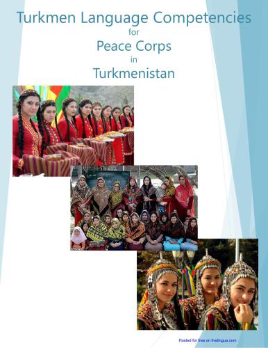 Turkmen language competencies for Peace Corps