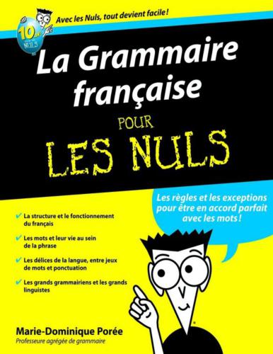 La Grammaire Française pour les Nuls