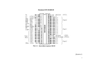 Datasheet КМ1816ВЕ48