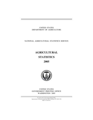 Agricultural statistics 2005