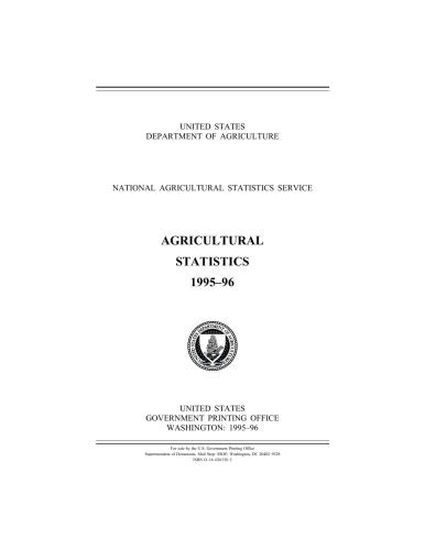 Agricultural statistics 1995-96