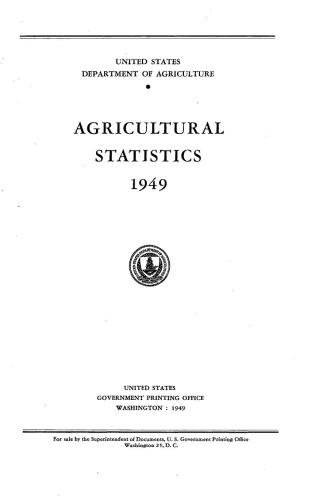 Agricultural statistics 1949