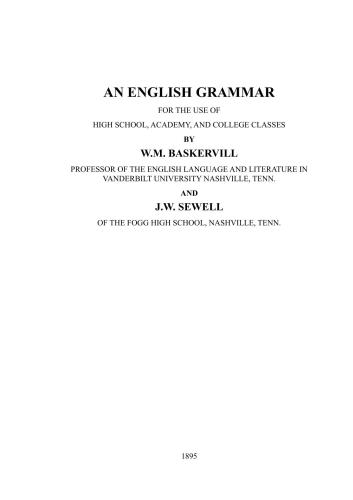 An English Grammar