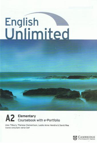 English Unlimited. Elementary A2. Coursebook with e-Portfolio