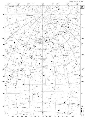 Taki’s 6.5m Star Atlas