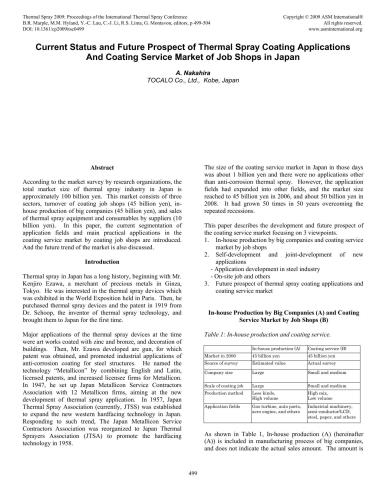 Proceedings of the 2009 International Thermal Spray Conference. (Part 7)