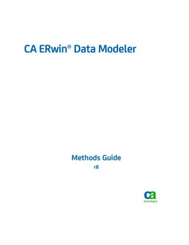 CA ERwin Data Modeler. Methods Guide r8