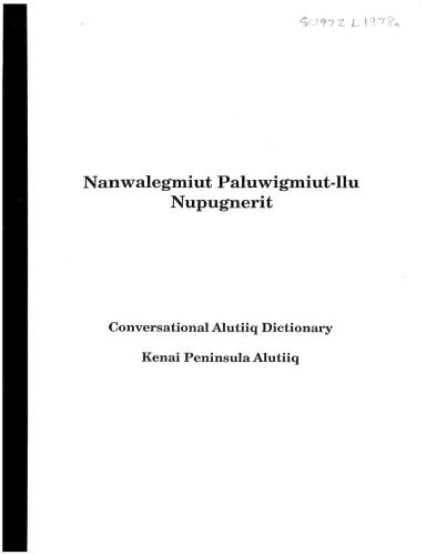 Nanwalegmiut Paluwigmiut-llu Nupugnerit