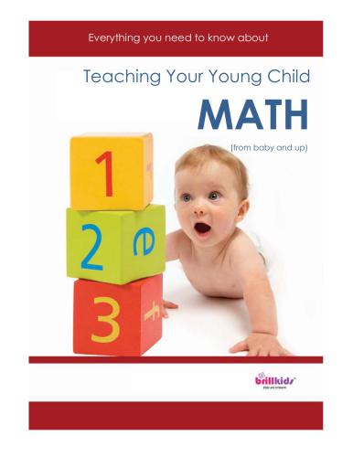 Teaching Your Young Child MATH (from baby and up)