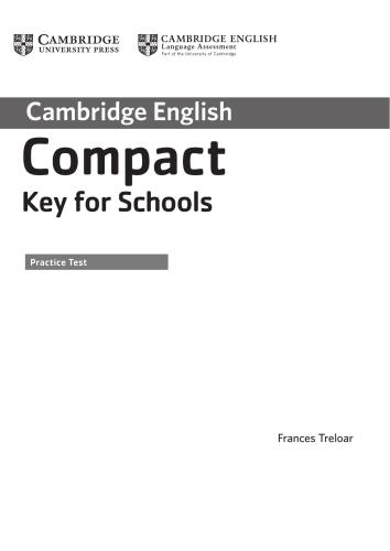 Compact Key for Schools - Practice Test