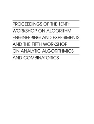 Proceedings of the Tenth Workshop on Algorithm Engineering and Experiments