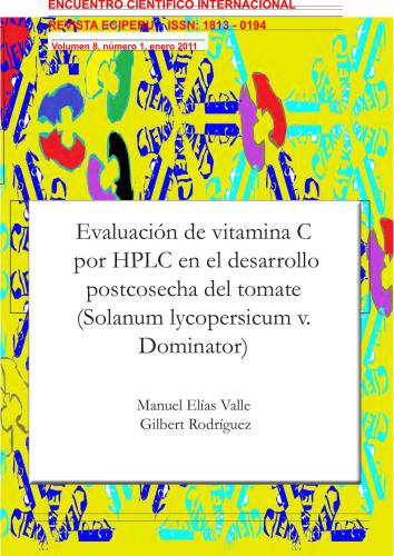 Evaluación de vitamina C por HPLC en el desarrollo postcosecha del tomate (Solanum lycopersicum v. Dominator)