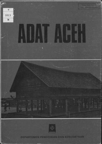 Adat Aceh