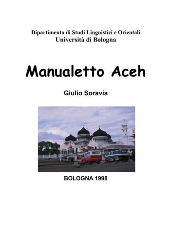 Manualetto di lingua Aceh