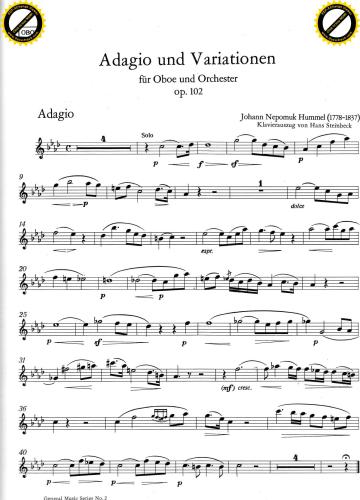 Adagio und Varitationen. Op. 102