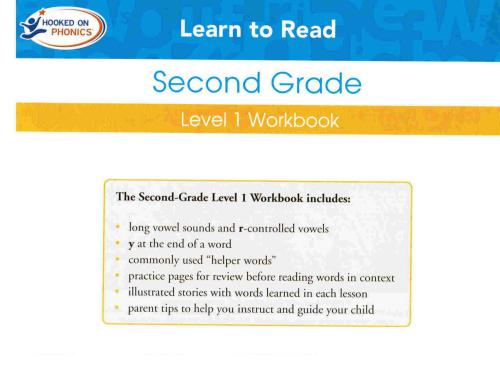 Hooked on Phonics. Learn to Read. Second Grade. Level 1 Workbook