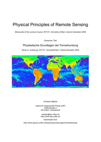 Physical Principles of Remote Sensing