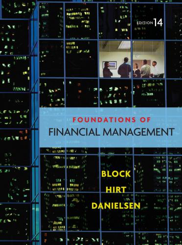 Foundations of financial management