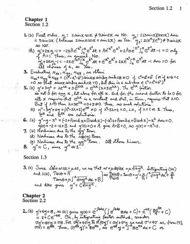 Advanced Engineering Mathematic. Solutions