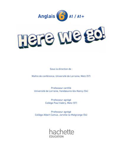 Here we go! Anglais A1/A1+ Workbook