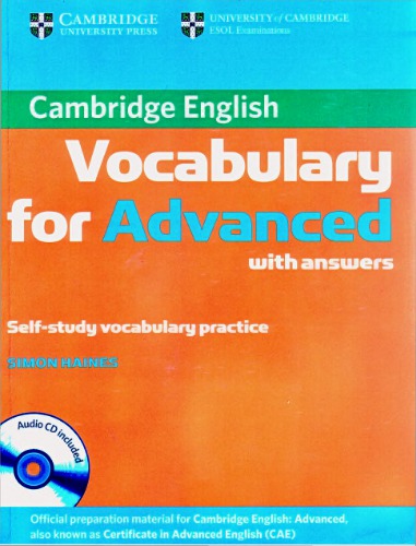 Cambridge Vocabulary for Advanced with answers