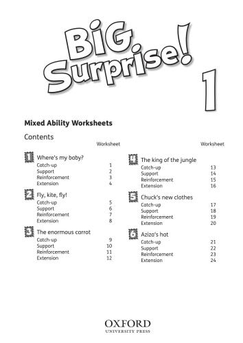 Big Surprise! 1 Photocopiables worksheets - Oxford University Press