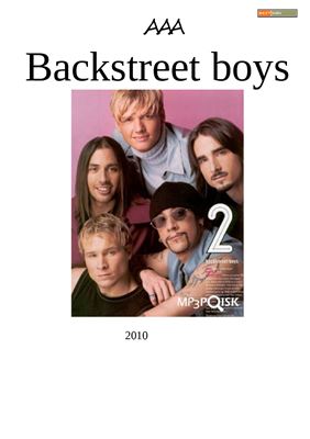 Backstreet Boys (lyrics book)