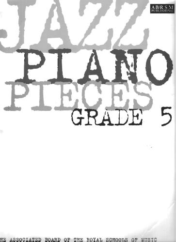 Jazz piano pieces. Grade 5