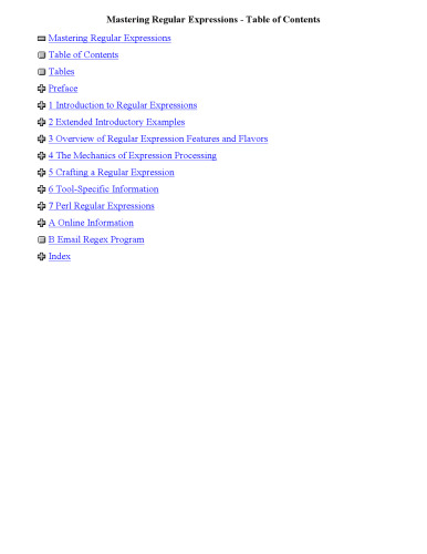 Mastering Regular Expressions