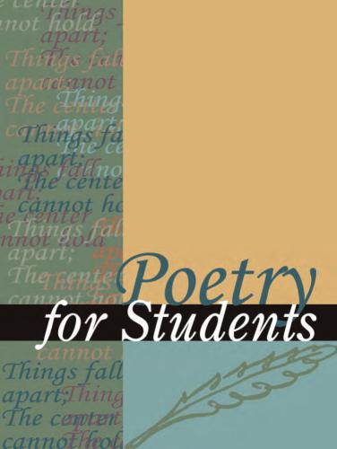 Poetry for Students. Volume 6