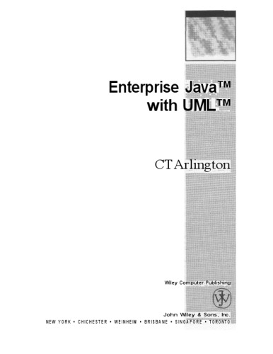 Enterprise Java with UML