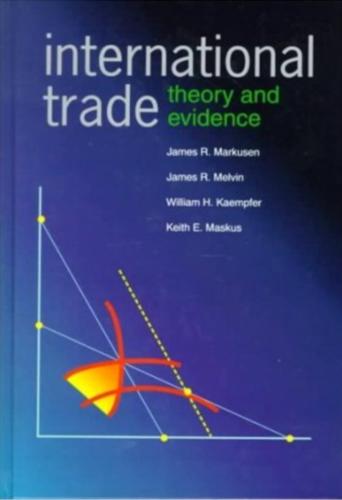 International Trade: Theory and Evidence, McGraw-Hill Inc., US; International Ed (January 1995)