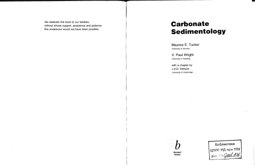 Carbonates sedimentology