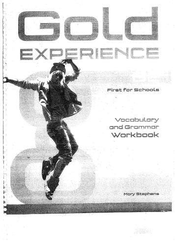 Gold Experience B2 Vocabulary and Grammar Workbook