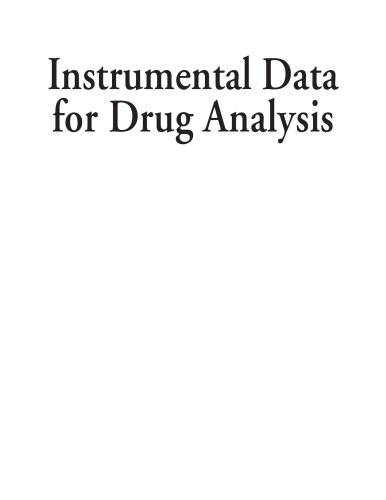 Instrumental Data for Drug Analysis - 6 Volume Set