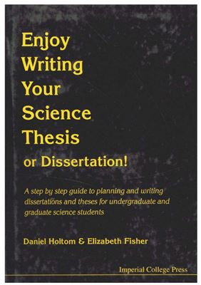 Enjoy Writing Your Science Thesis or Dissertation