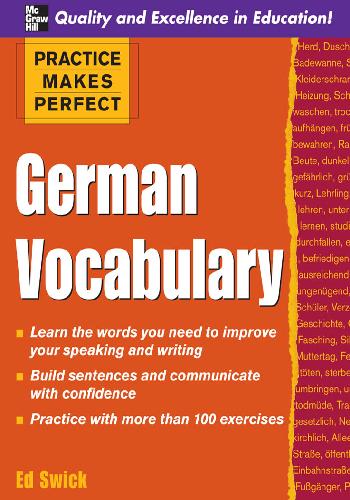 Practice Makes Perfect: German Vocabulary Book