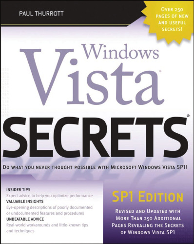 Windows Vista Secrets SP1 Edition